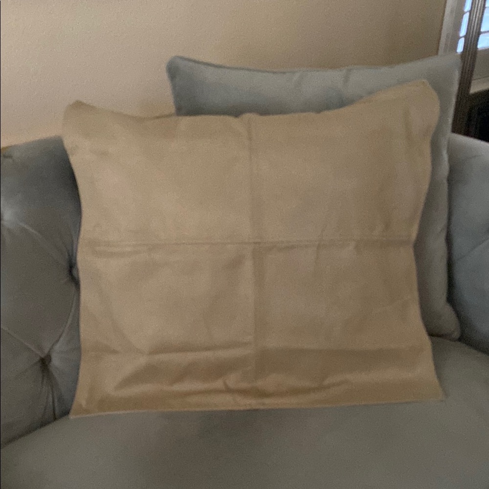 Pottery Barn Tan Accent Pillow Cover Classic Design